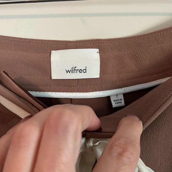 Aritzia Wilfred Allant Cuffed Cropped Pants Size 2 - Picture 4 of 10